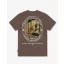 FW26 Oversized Backprint T-Shirt WATCH DEALER - Chocolate Brown