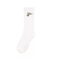 FW24 Sport Socks, Flying Cash Stack - White