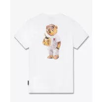   SS25 Backprint T-Shirt with Box Design, Filou CXXIII. - White