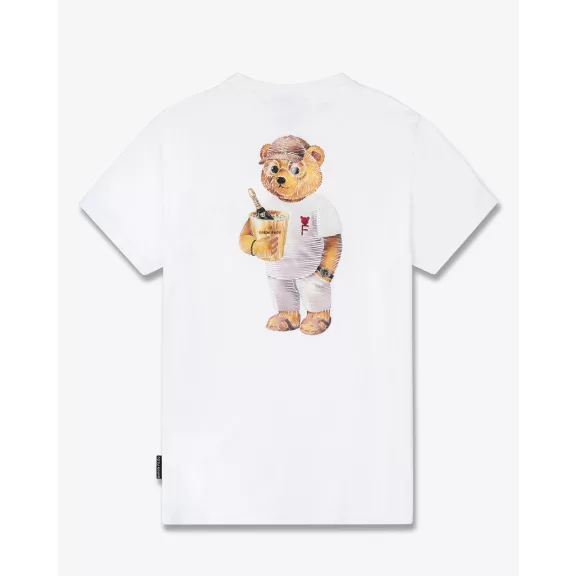 SS25 Backprint T-Shirt with Box Design, Filou CXXIII. - White SS25 Backprint T-Shirt with Box Design, Filou CXXIII. - White