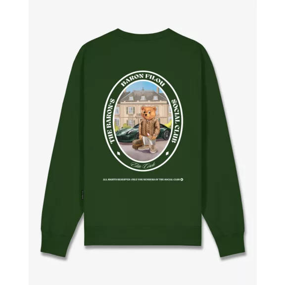 FW25 Pullover Oval Backprint Filou CXLVI. - Forest green FW25 Pullover Oval Backprint Filou CXLVI. - Forest green