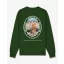 FW25 Pullover Oval Backprint Filou CXLVI. - Forest green