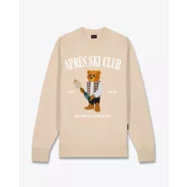   Embroidered Pullover Filou CLXXIII. APRÈS SKI CLUB -  Sand brown
