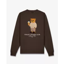 FW26 Embroidered Pullover Filou 181 - Chocolate Brown