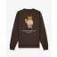 FW26 Embroidered Pullover Filou 181 - Chocolate Brown