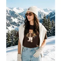 FW26 T-Shirt Filou 183 - Chocolate Brown