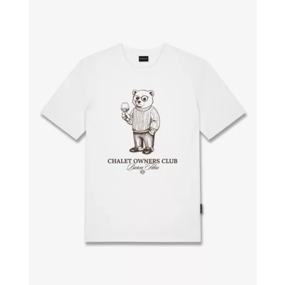 FW26 Supima Cotton Lineart T-Shirt Filou 181 - White FW26 Supima Cotton Lineart T-Shirt Filou 181 - White