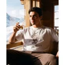FW26 Supima Cotton Lineart T-Shirt Filou 181 - White FW26 Supima Cotton Lineart T-Shirt Filou 181 - White