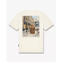  FW26 Backprint Poster T-Shirt Filou 188 Chalet Owners Club - Off-White