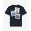 FW26 Backprint T-Shirt Filou 181 WINTER STAMPS - Oxford Blue