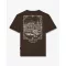 FW26 Poster Lineart Backprint T-Shirt Filou 186 - Chocolate Brown