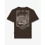 FW26 Poster Lineart Backprint T-Shirt Filou 186 - Chocolate Brown