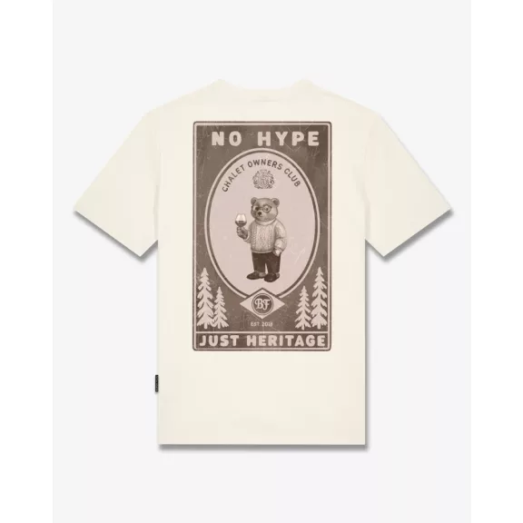 FW26 Backprint T-Shirt Filou 181 NO HYPE - Off-White FW26 Backprint T-Shirt Filou 181 NO HYPE - Off-White