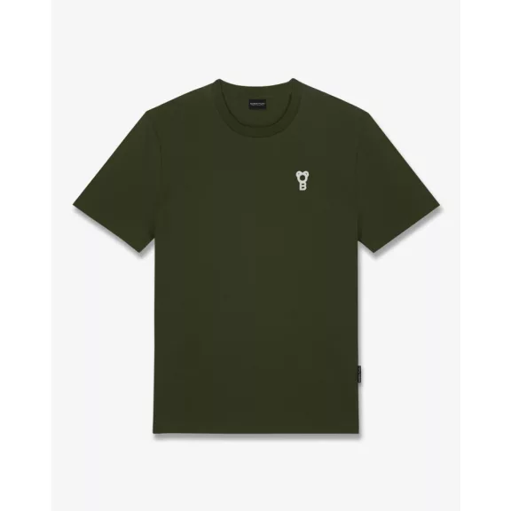FW26 Signature Embroidered T-Shirt - Olive Green FW26 Signature Embroidered T-Shirt - Olive Green