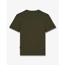 FW26 Signature Embroidered T-Shirt - Olive Green