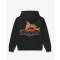 FW26 Oversized Backprint Hoodie ARAB MONEY, ITALIAN HORSEPOWER - Black