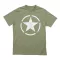 Star T - olive/white