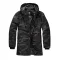 Grid Camo Parka - dark camo