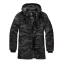 Grid Camo Parka - dark camo