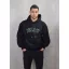 Oversized Backprint Hoodie Chenille Filou, Cash Stack - Black