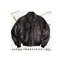 CWU Leather Jacket - black