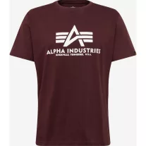 Basic T - deep maroon