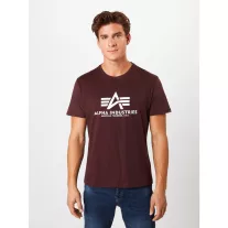 Basic T - deep maroon