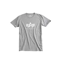 Basic T - greyheather/white