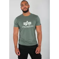 Basic T - vintage green