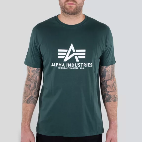 Basic T - navy green Basic T - navy green