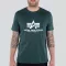 Basic T -  navy green