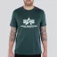 Basic T -  navy green