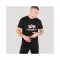 Basic T Foil Print - black/gold