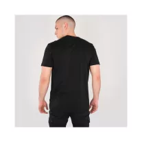 Basic T Foil Print - black/gold