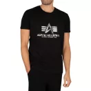 Basic T Foil Print - black/metal silver Basic T Foil Print - black/metal silver