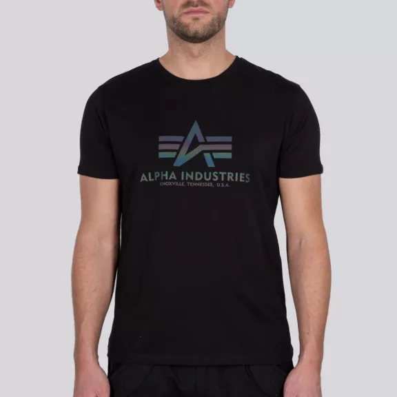 Basic T Rainbow Reflective - black Basic T Rainbow Reflective - black