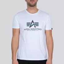 Basic T Rainbow Reflective - white