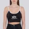 Basic ML Cropped Tank Top Woman - black