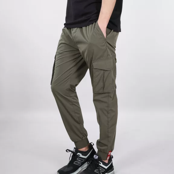 Nylon Cargo Jogger - dark olive Nylon Cargo Jogger - dark olive