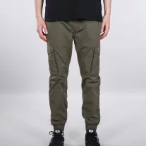 Nylon Cargo Jogger - dark olive