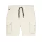 Cotton Twill Jogger Short - stone