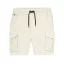 Cotton Twill Jogger Short - stone