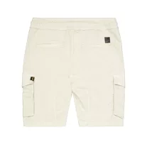 Cotton Twill Jogger Short - stone