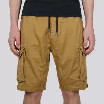 Cotton Twill Jogger Short - khaki