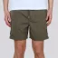 Nylon Cargo Jogger Short - olive