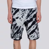 Tie Dye Shorts - black