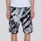 Tie Dye Shorts - black