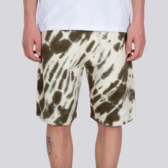 Tie Dye Shorts - dark olive Tie Dye Shorts - dark olive