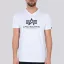 Basic V Neck T - white