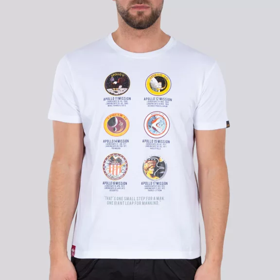 Apollo Mission T-Shirt - white Apollo Mission T-Shirt - white